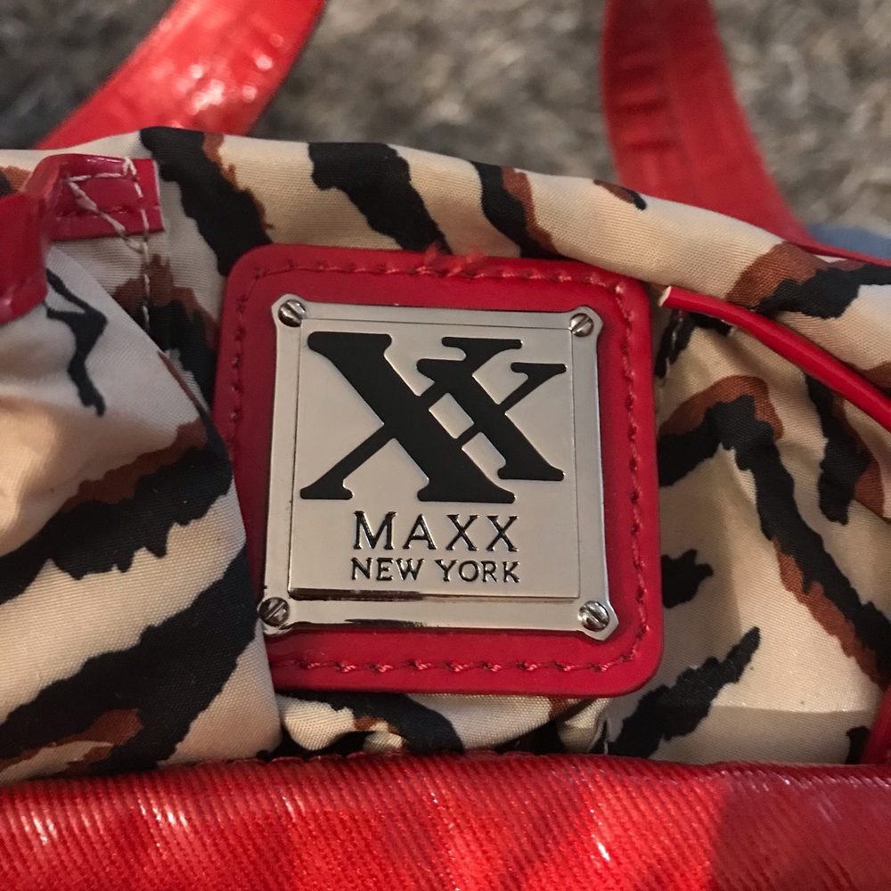 Red handbag